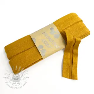 Traka za obrubljivanje viskoza - 3 m ochre