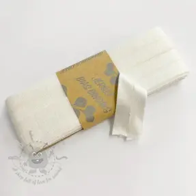 Traka za obrubljivanje viskoza - 3 m off white