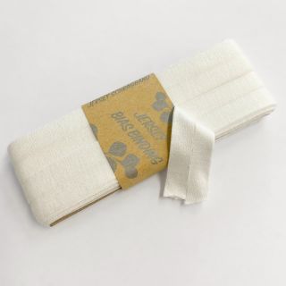 Traka za obrubljivanje viskoza - 3 m off white