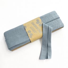 Traka za obrubljivanje viskoza - 3 m jeans