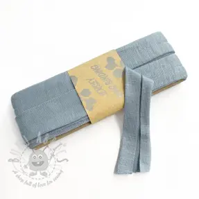 Traka za obrubljivanje viskoza - 3 m jeans