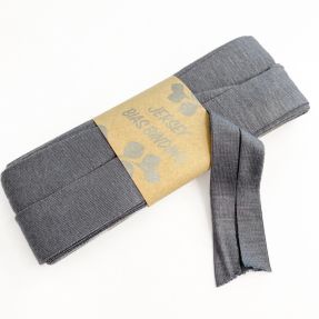 Traka za obrubljivanje viskoza - 3 m grey