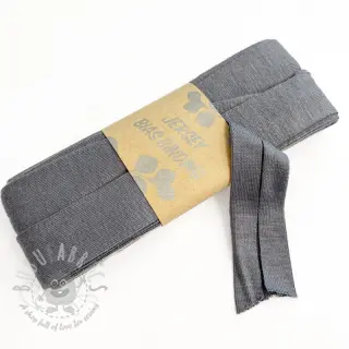 Traka za obrubljivanje viskoza - 3 m grey