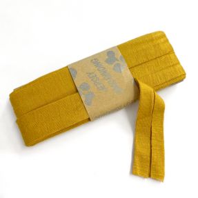 Traka za obrubljivanje viskoza - 3 m gold