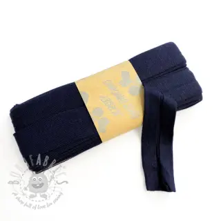 Pošivna elastika viskoza - 3 m dark blue
