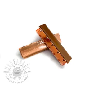 Metalni završetak trake 40 mm copper