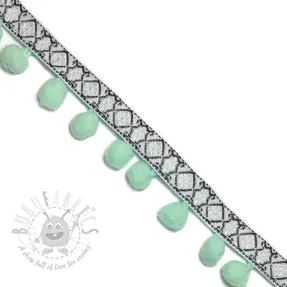 Pompon JACQUARD light mint