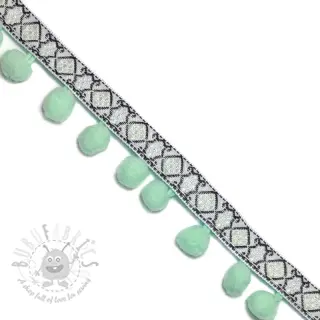 Pompon JACQUARD light mint