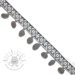 Pompon JACQUARD grey