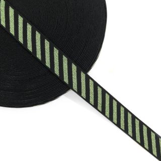 Guma glatka 2,5 cm Diagonal lime