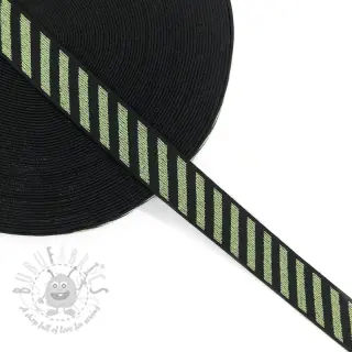 Guma glatka 2,5 cm Diagonal lime