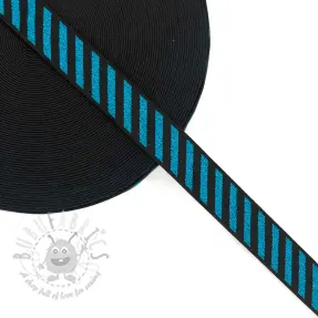Guma glatka 2,5 cm Diagonal aqua