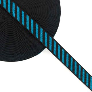 Guma glatka 2,5 cm Diagonal aqua
