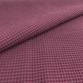 Bavlna s vaflovou väzbou purple