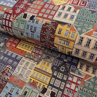 Dekorativna tkanina GOBELIN PREMIUM City canal house