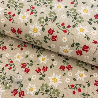 Dekorativna tkanina Linenlook Edelweiss field