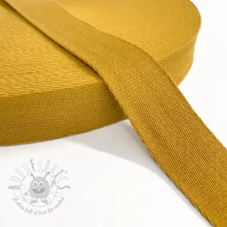 Pamučna traka 4 cm ochre