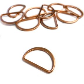 Metalni polukrug 40 mm copper