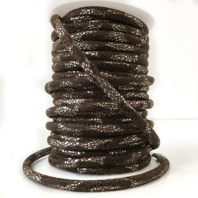 Semiš užadica Glitter brown