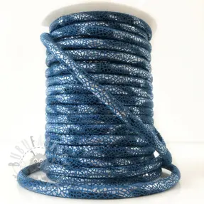 Semiš uzica Glitter blue