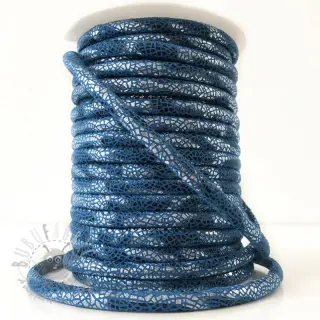 Semiš uzica Glitter blue
