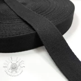 Pamučna traka 4 cm black