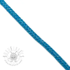 Lurex uže 10 mm aqua