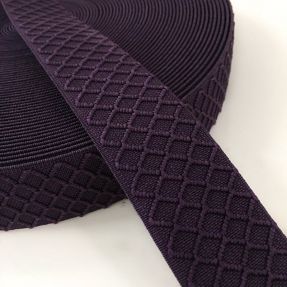 Guma glatka 4 cm Rhombus purple