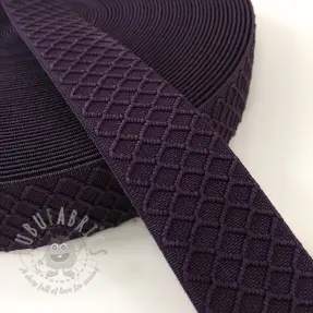Guma glatka 4 cm Rhombus purple