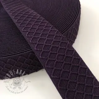Guma glatka 4 cm Rhombus purple
