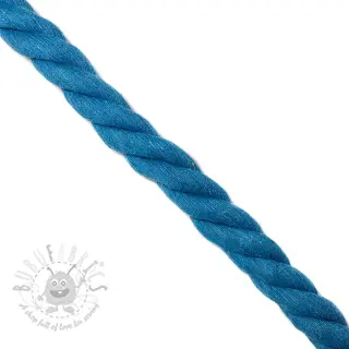 Pamučna vrpca 2,5 cm aqua