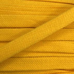 Bavlnená šnúra plochá 15 mm yellow