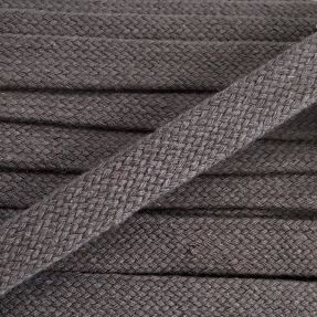 Bavlnená šnúra plochá 15 mm dark grey