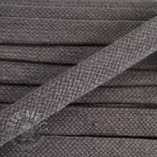 Pamučna vrpca ravna 15 mm dark grey