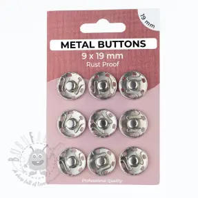 Kopča METAL 19 mm silver