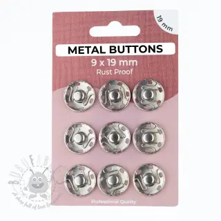 Kopča METAL 19 mm silver