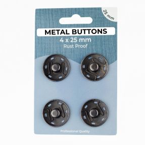 Kopča METAL 25 mm anthracite