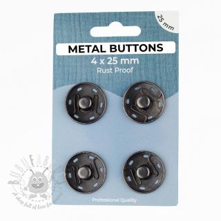 Kopča METAL 25 mm anthracite