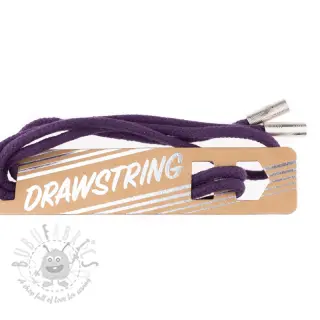 Uzica za kapuljaču s završecima 115 cm HEAD2 violet