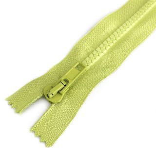 Plastični jakna zatvarač razdjelni 70 cm lime