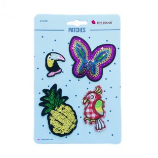 Naljepnica BIPP Butterfly Pineapple