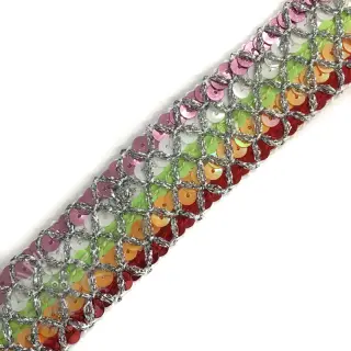 Traka Šljokice MULTI lime