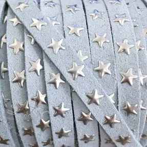 Semiš uzica Zvijezde light blue