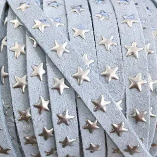 Semiš uzica Zvijezde light blue