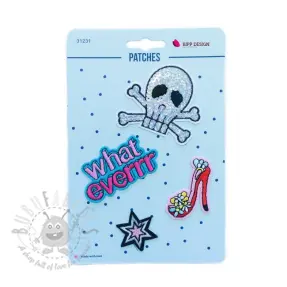 Naljepnica BIPP Whateverrr Skull