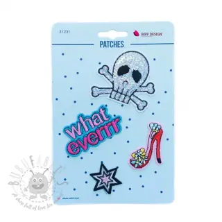 Naljepnica BIPP Whateverrr Skull