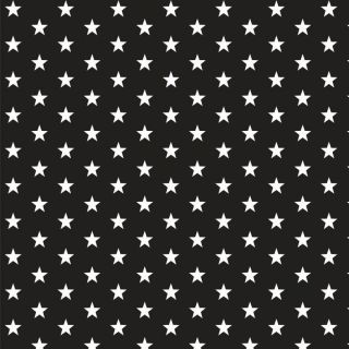 Pamučna tkanina Petit stars black