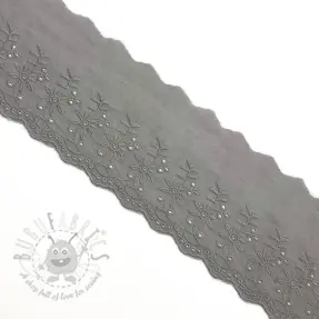 Čipka Double flower grey