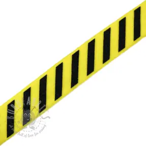 Kosa guma STRIPE 20 mm yellow