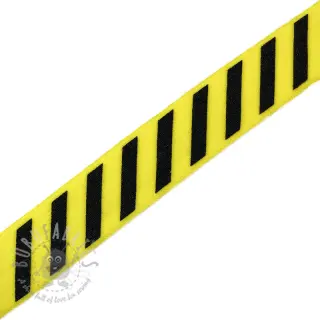 Kosa guma STRIPE 20 mm yellow